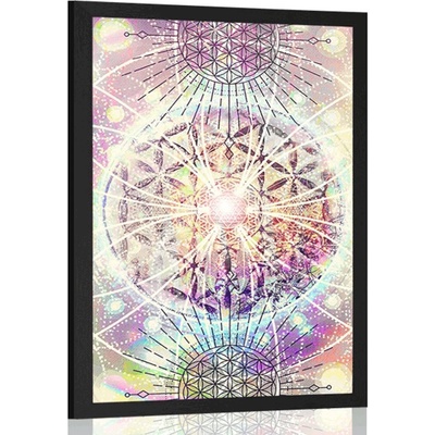 Plakát Mandala v zajímavém provedení - 40x60 no frame