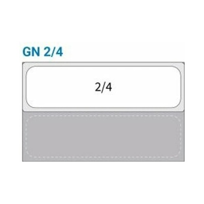 Gastronádoba nerezová GN 2/4 s držadlami 65 mm, 3 l 100012521