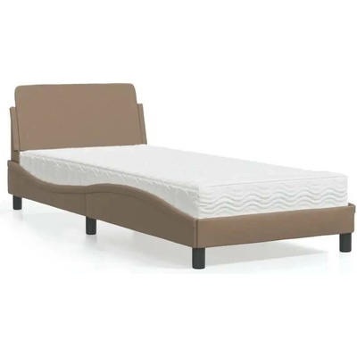 vidaXL 11461.3208341 Postel s matrací Dover cappuccino umělá kůže