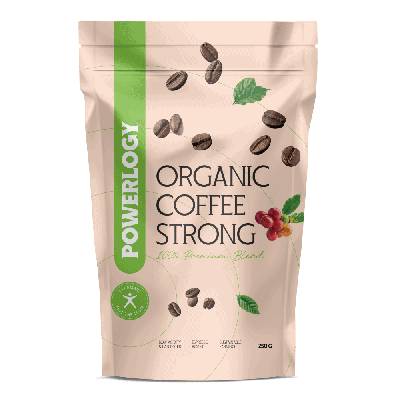 Powerlogy Organic Coffee Strong 250 g