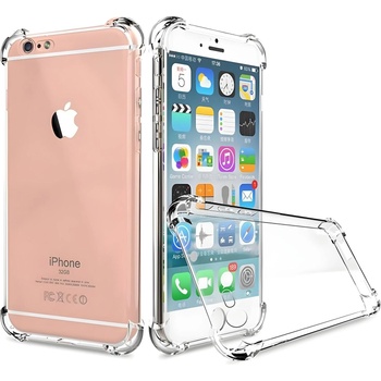 Apple Силиконов калъф с подсилени ръбове за Apple iPhone 6/iPhone 6s - Прозрачен KP23566