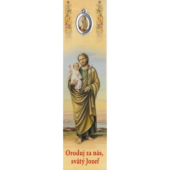 Záložka s medailónom: Oroduj za nás, svätý Jozef - Z007