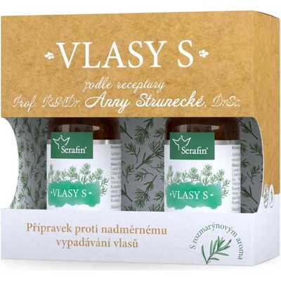 Serafin Vlasy S proti vypadávaniu vlasov 2 x 50 ml