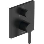 Duravit C. 1 - Душ миксер за скрит монтаж, за 2 изхода, матово черен C14210011046 (C14210011046)