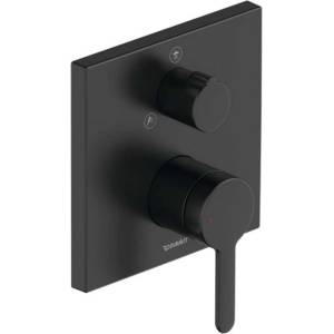 Duravit C. 1 - Душ миксер за скрит монтаж, за 2 изхода, матово черен C14210011046 (C14210011046)