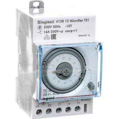 Časový spínač Legrand 230 V IP20 16 A