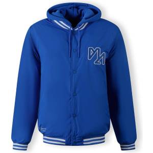 Minoti Яке Minoti Men baseball style jacket detachable hood cobalt blue - Royal Blue
