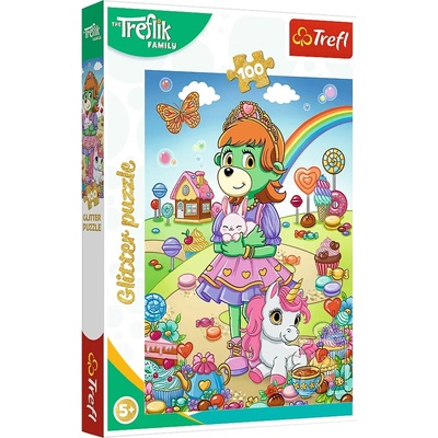 TREFL Třpytivé Treflíci 100 dílků