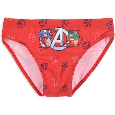 Chlapčenské plavky Avengers Heroes červené