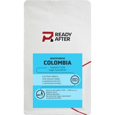 READY AFTER Bezkofeinová káva Colombia Supremo 200 g