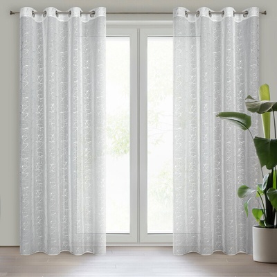 ZÁCLONA REVA 140X250 CM BIELA