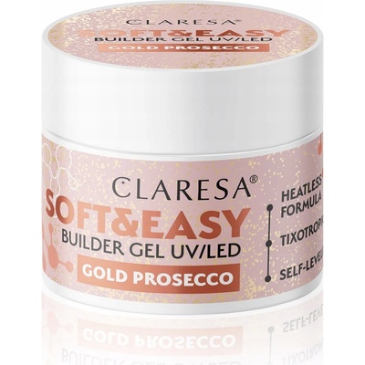 Claresa Soft Easy třpytivý stavební gel Dancing 12g