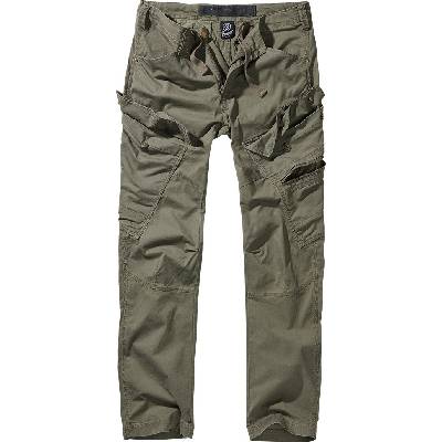 Nohavice Brandit Adven slim fit olivové