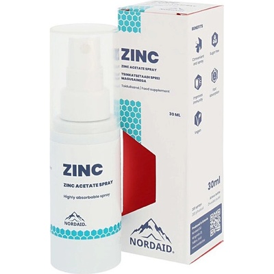 Nordaid Zinc Спрей за уста, мента, 30 ml, Nordaid (010201 NRD)