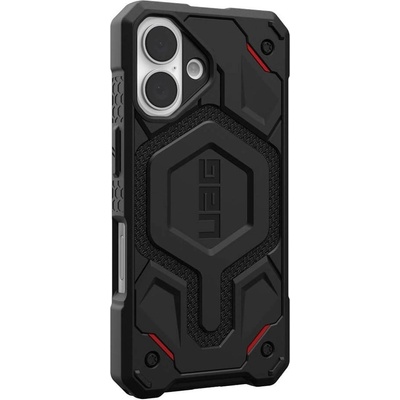 Urban Armor Gear MagSafe Противоударен Калъф за iPhone 16, UAG Monarch Pro Kevlar Case, Черен (840283914591)