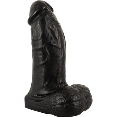 Realistixxx Real Giant dildo s gigantickými semenníkmi 22 cm čierne