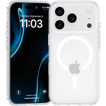 Benks Хибриден удароустойчив кейс с MagSafe за iPhone 17 Pro Max - Benks Magnetic Crystal Camera Control Button Case (прозрачен)