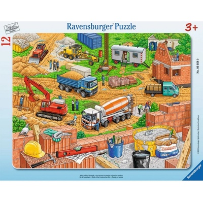 Ravensburger Deskové Frank Bayer Práce na staveništi 12 dielov