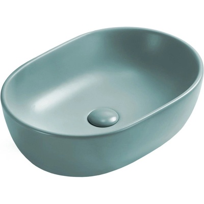 Mexen Viki умивалник върху плот 48 x 35 cm, светло зелено мат - 21054848 (21054848)