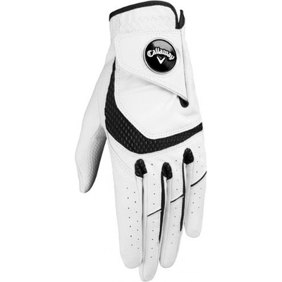 Callaway SynTech Mens Golf Glove Bílá Levá M – Zboží Dáma