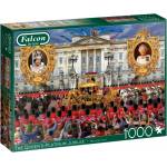 Falcon Пъзел Falcon от 1000 части - Кралица Елизабет (11371)