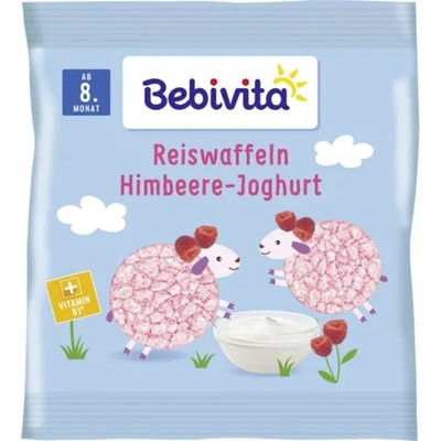 Bebivita Rýžové oplatky maliny a jogurt 30g