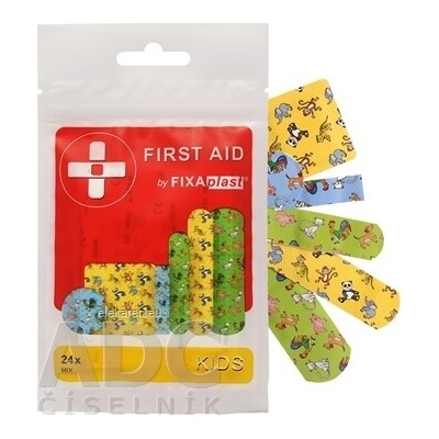 ALFA VITA, s.r.o. FIXAplast FIRST AID KIDS náplasť MIX 24 ks