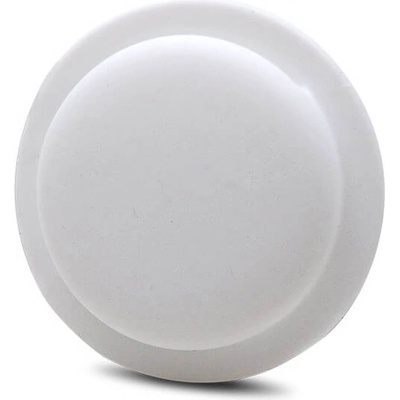 Loco Силиконов кейс със залепващо се фолио за Apple AirTag - Loco Dot Silicone AirTag Sticker Case (бял) (LOC011WHT)