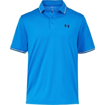 Under Armour Блуза с яка Under Armour Men's Ribbed Short Sleeve Performance Polo Shirt - Blue