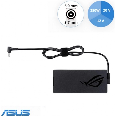 Asus ROG AD240 EU Power Adapter, 240W, 6mm 90XB06MN-MPW000 - originální – Zboží Mobilmania