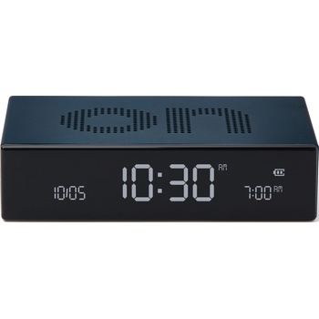 Lexon Будилник Flip Premium двустранен тъмносин (LR152B)