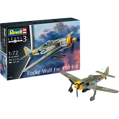 Фоки Улф Fw190 F-8 - сглобяем модел