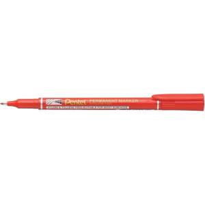 Pentel Алкохолен маркер 0, 5 мм, pentel "nf450", червен nf450-b (nf450-b)
