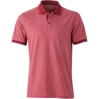 James & Nicholson JN 706 pánske polo červené