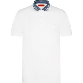 Missoni Блуза с яка MISSONI Logo Polo Shirt - White S00K5