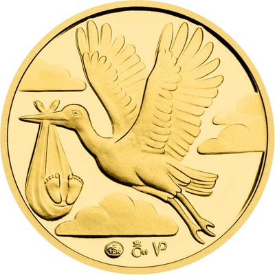 Česká mincovna Zlatý dukát k narození dítěte 2025 3,49 g