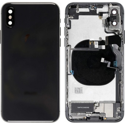 Kryt Apple iPhone X zadní šedý