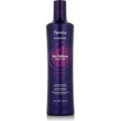 Fanola Wonder No Yellow Shampoo Šampon pro blond melírované a šedivé vlasy 350 ml
