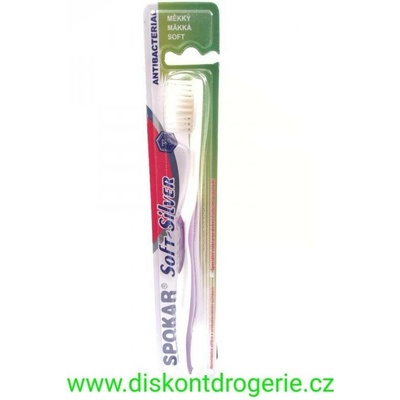 Spokar kartáček na zuby 3426 M silver soft
