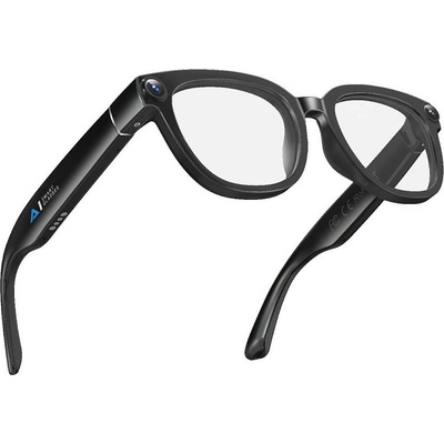 AI6 Smart Glasses - Интелигентни очила с 13MP 4K камера, Реален превод, Гласово управление, Фотохромни лещи, Bluetooth 5.3, Черни