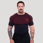 GymBeam Безшевна тениска OG1 Black/Red L