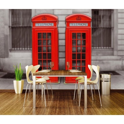 Dimex XL-109 vliesová fototapeta na zeď British phones rozměry 330 x 220 cm
