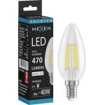 Mexen Vintis LED крушка с нажежаема жичка E14, C35, 4W, неутрална - 4000K, 470 lm, (L154-E14-0440-00)
