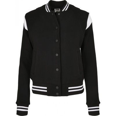 Urban Classics Ladies Organic Inset College Sweat black white