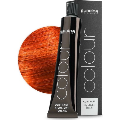 Subrina Contrast Orange Colour Highlight Cream barevný melír na vlasy Oranžový 60 ml