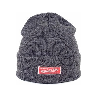 Mitchell & Ness Branded Roll Up Beanie Black