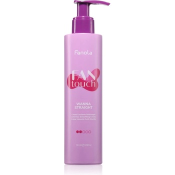 Fanola FAN touch Wanna Straight изглаждащ крем за коса против цъфтене 200ml
