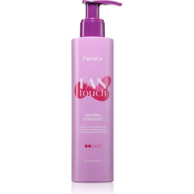 Fanola FAN touch Wanna Straight изглаждащ крем за коса против цъфтене 200ml