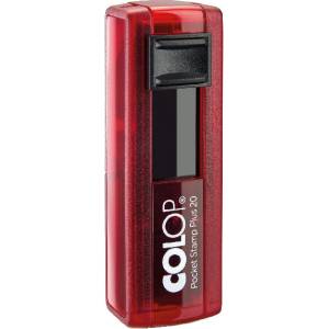  Печат джобен правоъгълен Colop PS Plus 20 Червен (1924056-07-1010130021)