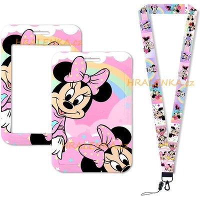 Šňůrka na krk 24365 s pouzdrem Minnie Mouse